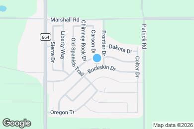 Map image of the property - 215 Buckskin Dr