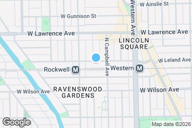 Map image of the property - 2523 W Leland Ave