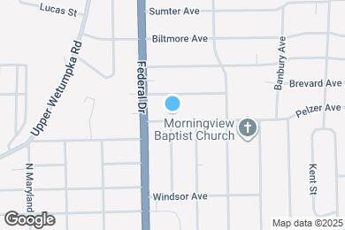 Map image of the property - 2727 Pelzer Ave