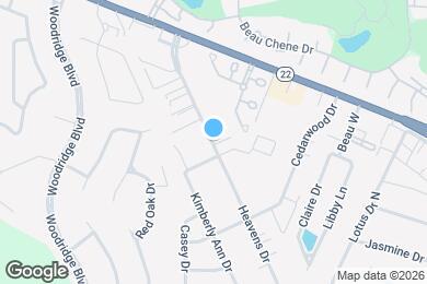 Map image of the property - 713 Heavens Dr