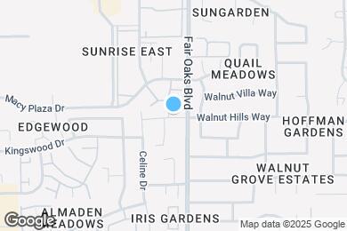 Map image of the property - Fair Oaks Senior