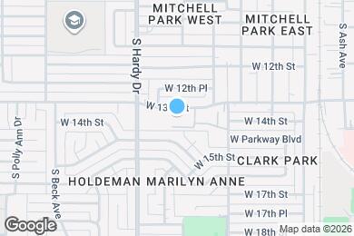 Map image of the property - 1325 S McKemy St