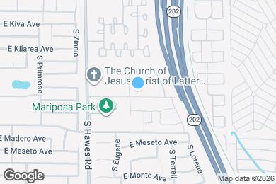 Map image of the property - 8528 E Desert Ln