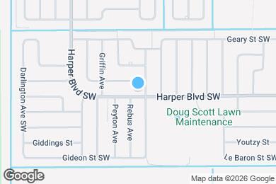 Map image of the property - 1171 Harper Blvd SW