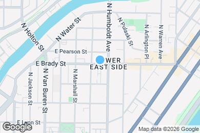 Map image of the property - 1021 E Brady St