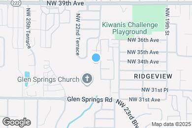 Map image of the property - 3431 NW 21st Dr