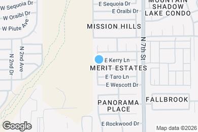 Map image of the property - 406 E Topeka Dr