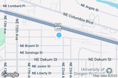 Map image of the property - 2090 NE Morgan St