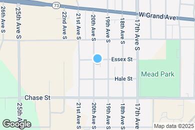 Map image of the property - 321 20th Ave S