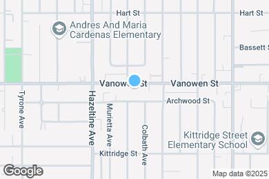 Map image of the property - 13956 Vanowen St