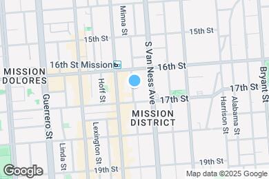 Map image of the property - 161 Capp St