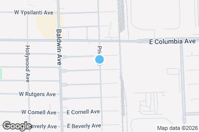 Map image of the property - 85 E Strathmore Ave