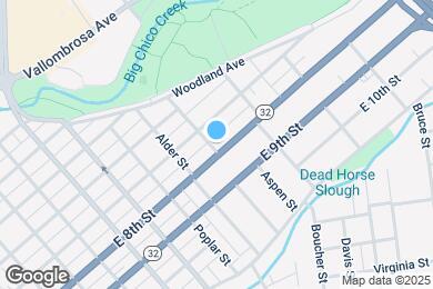 Map image of the property - 1050 E 8th St