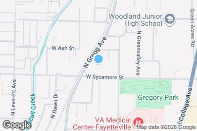 Map image of the property - 1782 N Gregg Ave