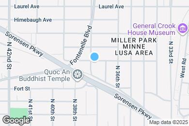 Map image of the property - 5421 N 37th St