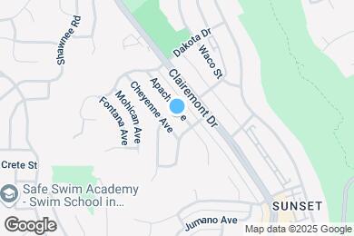 Map image of the property - 3322 Apache Ave