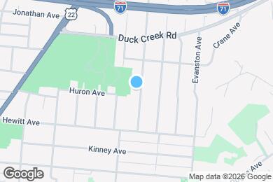 Map image of the property - 3421 Trimble Ave