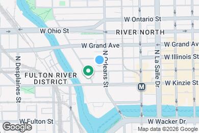 Map image of the property - 350 W Hubbard St