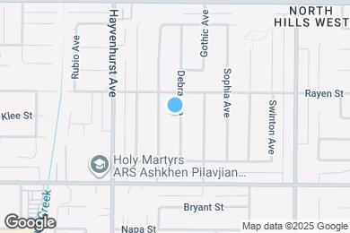 Map image of the property - 8831 Debra Ave