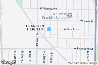 Map image of the property - 3529 N 25th St