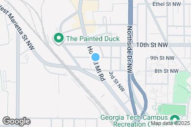 Map image of the property - 930 Howell Mill Rd NW