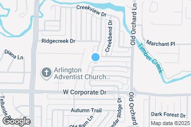 Map image of the property - 1345 Overlook Dr