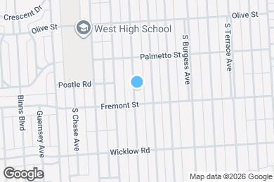 Map image of the property - 276 S Harris Ave