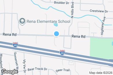 Map image of the property - 1928 Lovers Ln