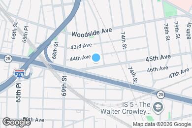 Map image of the property - 70-45 45th Ave