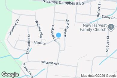 Map image of the property - 500.5 Oakwood Dr