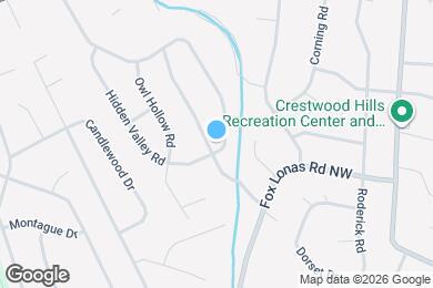 Map image of the property - 801 Sky Blue Dr