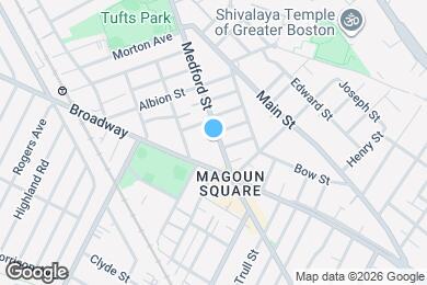 Map image of the property - 87 Medford St