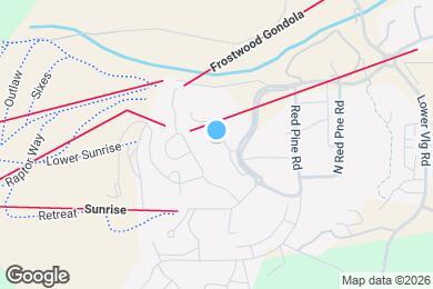 Map image of the property - 3000 Canyons Resort Dr