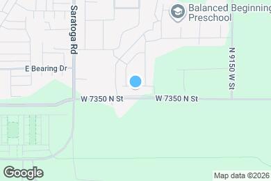 Map image of the property - 1399 E Perelle Ln