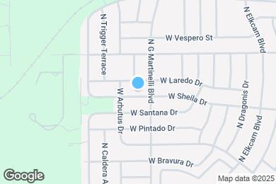 Map image of the property - 2799 W Sheila Dr