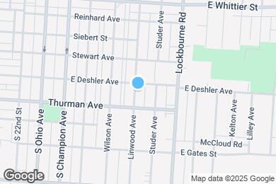 Map image of the property - 1288 Linwood Ave