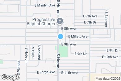 Map image of the property - 851 S Horne