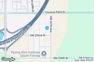 Map image of the property - 25123 SW 107th Ct