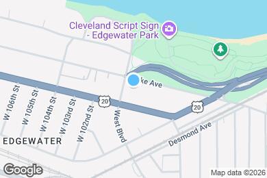 Map image of the property - 9845 Lake Ave
