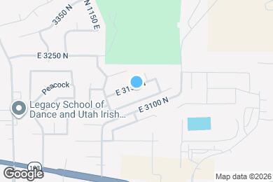 Map image of the property - 1248 E 3150 N