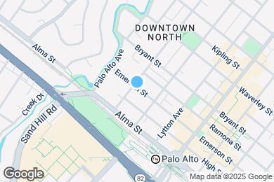 Map image of the property - 212 Emerson St