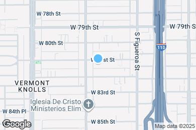 Map image of the property - 716 W 81st St
