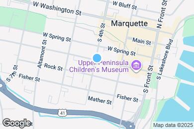 Map image of the property - 249 W Baraga Ave