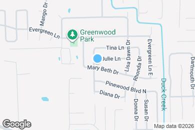 Map image of the property - 1669 Mary Beth Dr