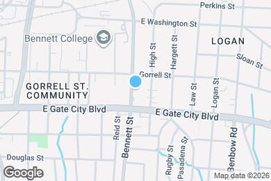 Map image of the property - 507 Bennett St