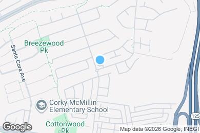 Map image of the property - 1869 Petaluma Dr