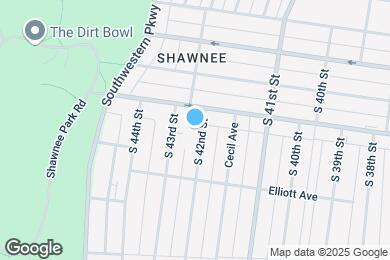 Map image of the property - 616 S 42nd St