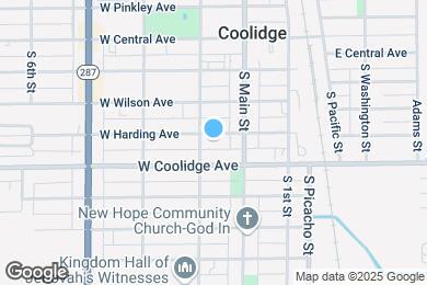 Map image of the property - 251 W Harding Ave