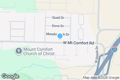 Map image of the property - 2810 W Mt Comfort Rd
