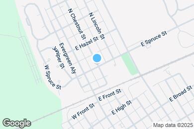 Map image of the property - 503 N Chestnut St